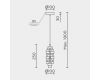 Подвесная люстра Modelux ML.9050.100 GD