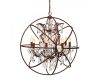 Подвесная люстра LOFT IT Foucaults orb crystal Loft1897/8