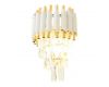 Настенный светильник Lumina Deco Funneli LDW 6003-2 WT+F.GD