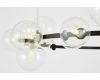 Подвесная люстра Lumina Deco LDP 7033-24 BK+CL