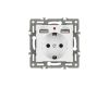 Механизм розетки с USB зарядкой Arlight SCT-MUAA-PL-WH (250V, 16A) 043733