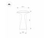 Уличная настольная лампа Arlight SP-COLLADA-TAB-1.5W Warm3000-MIX (RD, 123 deg) 044361