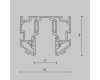 Магнитный встраиваемый шинопровод Maytoni Busbar trunkings Exility TRX034-SCH-423B