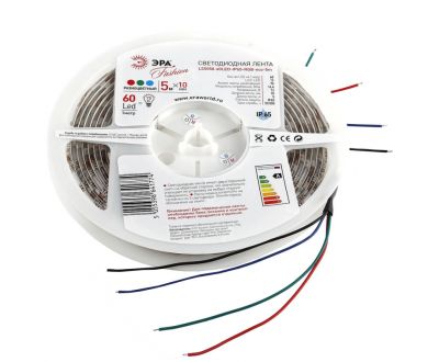 Купить Светодиодная влагозащищенная лента ЭРА 14,4W/m 60LED/m 5050SMD RGB 5M LS5050-14,4-60-12-RGB-IP65-1 Б0002347 Светодиодная влагозащищенная лента ЭРА 14,4W/m 60LED/m 5050SMD RGB 5M LS5050-14,4-60-12-RGB-IP65-1 Б0002347