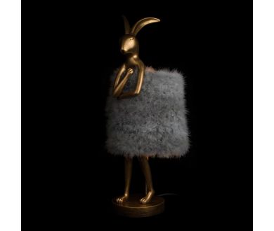 Купить Настольная лампа Loft IT Lapine 10315/B Grey fluff Настольная лампа Loft IT Lapine 10315/B Grey fluff