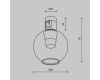 Трековый магнитный светильник Maytoni Bubble TR148-1-3W4K-PT