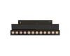 Трековый магнитный светильник Arlight MAG-ORIENT-DOTS-FOLD-S230-12W Warm3000 (BK, 30 deg, 48V, DALI) 041905