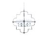 Подвесная люстра Lumina Deco Baltimore LDP 8020-6 CHR+WT