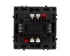 Выключатель проходной 2 кл софт-тач черный оникс Arlight SWT-MKP2-SFPL-BK (250V, 10A) 054255(1)