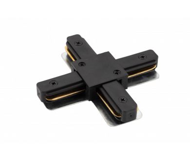Купить Коннектор Х-образный Denkirs DK Track Black TR1104-BK Коннектор Х-образный Denkirs DK Track Black TR1104-BK