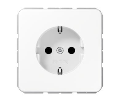 Купить Розетка штепсельная Schuko Jung CD1520KIWW Розетка штепсельная Schuko Jung CD1520KIWW