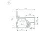Профиль Arlight STRETCH-20-WALL-D-SIDE-2000 BLACK 042947