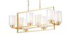 Подвесная люстра Lumina Deco Lino LDP 1239-8 F.GD