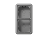 Коробка двухместная Jung CD582AGR