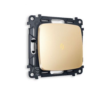 Купить Комплект механизма 1-кл проходного выключателя с подсветкой Ambrella Volt Omega MO602030 Комплект механизма 1-кл проходного выключателя с подсветкой Ambrella Volt Omega MO602030