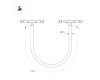 Трековый магнитный светильник Arlight MAG-ORIENT-TUBE-ELASTIC-R25-L5000-70W Day4000 (BK, 360 deg, 48V) 044338