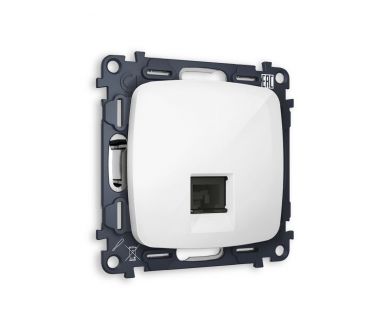 Купить Комплект механизма телефонной розетки RJ-11(4P4C) Ambrella Volt Omega (OP1120, VM190) MO112030 Комплект механизма телефонной розетки RJ-11(4P4C) Ambrella Volt Omega (OP1120, VM190) MO112030