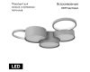Потолочная люстра Loft IT Pin 10317/5 Grey
