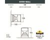 Уличный настенный светильник Fumagalli DS1.560.000.WXD1L
