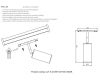 Трековый светодиодный светильник для магнитного шинопровода Crystal Lux Space CLT 0.33 009 12W GO 4000K