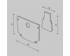 Комплект заглушек к шинопроводу Maytoni Technical Magnetic track system Exility Accessories for tracks Exility TRA034EC-SCH-42B