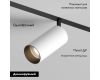 Трековый однофазный светильник Denkirs Smart Spot DK8041-BW+BK