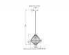 Подвесной светильник Crystal Lux CUADRA SP15W LED GOLD