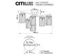 Потолочная люстра Citilux Axis CL313263