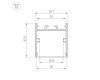 Алюминиевый профиль Arlight SL-LINE-3638-LW-2000 ANOD BLACK 038445
