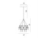 Подвесной светильник Divinare Rotondo 1019/02 SP-28