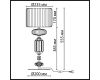 Настольная лампа Odeon Light Modern Terra 5414/2TA