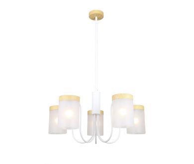 Купить Люстра на штанге Escada Harmony 1172/5P White Люстра на штанге Escada Harmony 1172/5P White