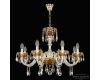 Подвесная люстра Bohemia Ivele Crystal 5417/8/240 G Amber/M-1F