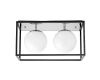 Потолочный светильник Lumina Deco Maldini LDC 8060-2 CHR+BK