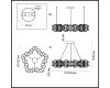 Подвесная люстра Odeon Light Trellis 5087/68L