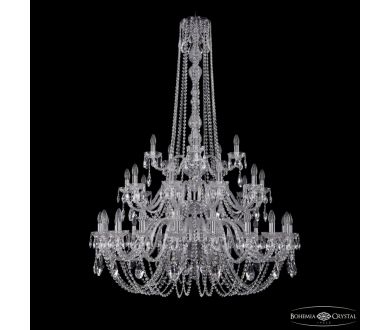 Купить Подвесная люстра Bohemia Ivele Crystal 1402/20+10+5/400/h-158/3d Ni Подвесная люстра Bohemia Ivele Crystal 1402/20+10+5/400/h-158/3d Ni