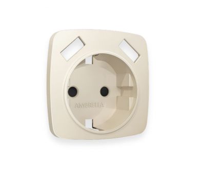 Купить Лицевая панель для розетки с/з со шторками 2USB A+A Ambrella Volt Omega OP3290 Лицевая панель для розетки с/з со шторками 2USB A+A Ambrella Volt Omega OP3290