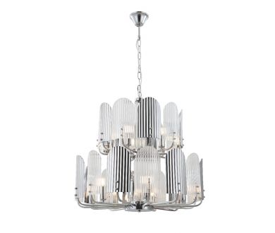 Купить Подвесная люстра iLamp Dolce 15571-12 CR+MULT Подвесная люстра iLamp Dolce 15571-12 CR+MULT