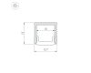 Профиль Arlight FANTOM-BENT-W12-SIDE-2000 ANOD 040326(1)