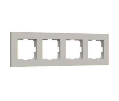 Купить Рамка на 4 поста Werkel Slab (дымчатый софт) W0042917 4690389218453 a071628 Рамка на 4 поста Werkel Slab (дымчатый софт) W0042917 4690389218453 a071628