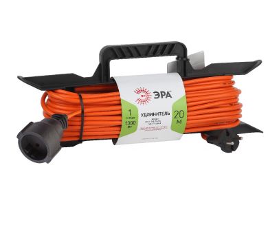 Купить Удлинитель силовой Эра UFx-1-2x0.75-20m Б0046821 Удлинитель силовой Эра UFx-1-2x0.75-20m Б0046821
