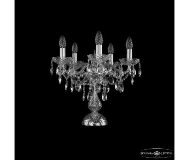 Купить Настольная лампа Bohemia Ivele Crystal 1415L/5/141-39 Ni Настольная лампа Bohemia Ivele Crystal 1415L/5/141-39 Ni