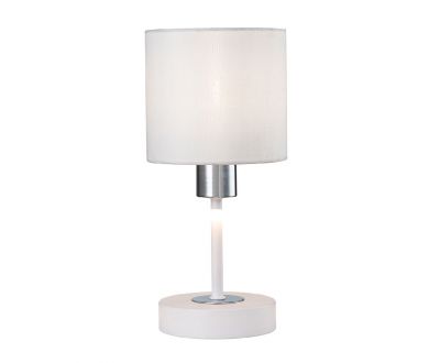 Купить Настольная лампа Escada Denver 1109/1 White/Silver Настольная лампа Escada Denver 1109/1 White/Silver