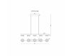 Подвесная люстра iLedex Link 4778-90 MBK+SGD