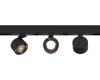 Трековый магнитный светильник iLedex Vision 4822-010-D82-12W-38DG-4000K BK (WALL WASHER)