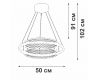 Подвесная люстра Vitaluce V54000-0/1S