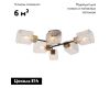Потолочная люстра Arte Lamp Chicago A1547PL-6BK