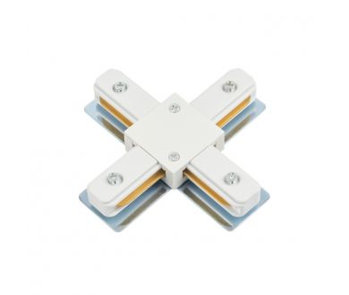 Купить Х-образный коннектор для однофазного шинопровода Myfar Accessories for Single MT0101-CX-W Х-образный коннектор для однофазного шинопровода Myfar Accessories for Single MT0101-CX-W