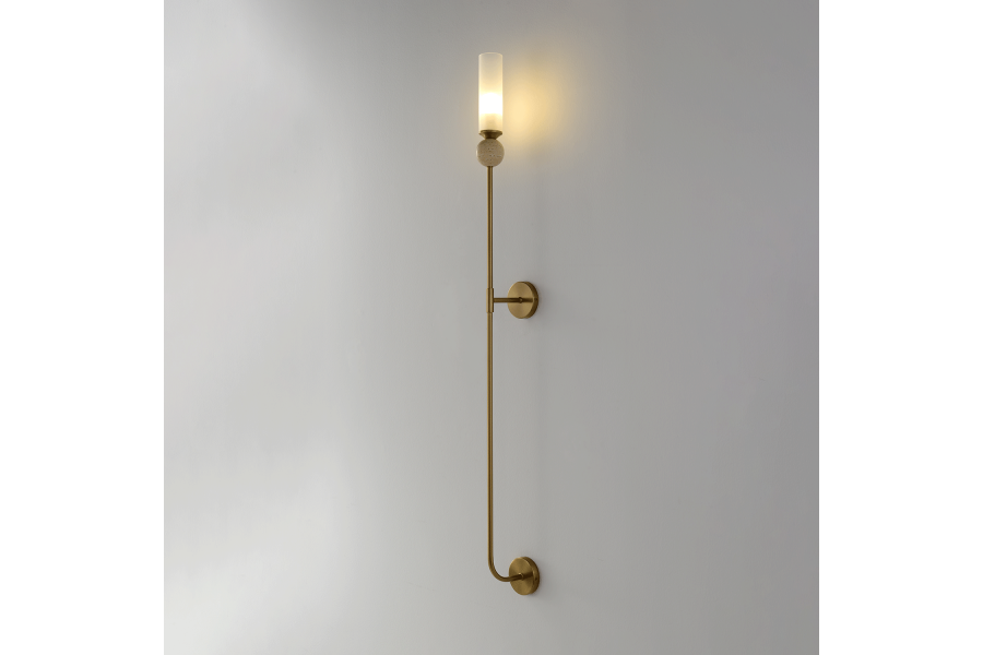 Бра Crystal Lux SIMPLY AP1.2 BRASS