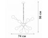 Подвесная люстра Vitaluce V4750-0/8